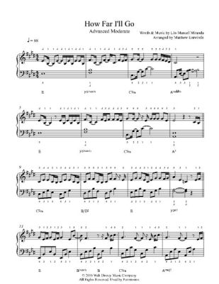 How Far I'll Go Piano Sheet Music: A Journey Through Notes and Emotions